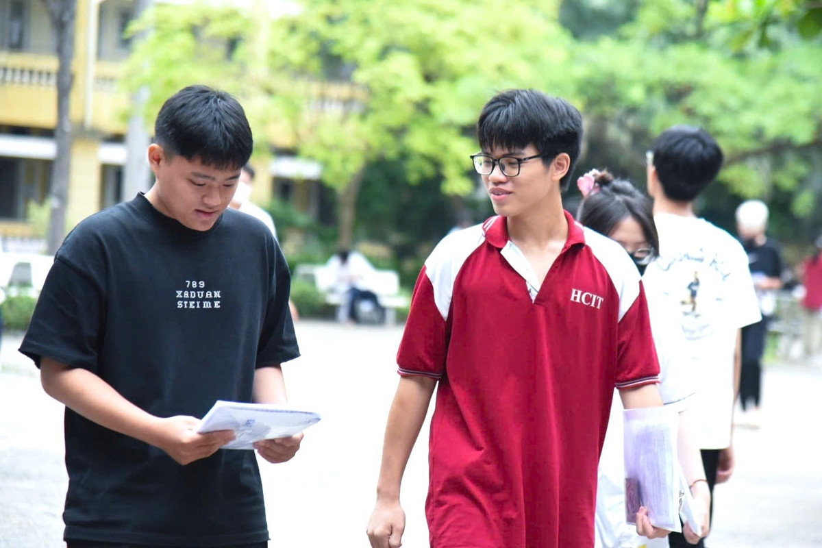 Thí sinh dự thi tốt nghiệp THPT năm 2025. Ảnh: Xuân Quý