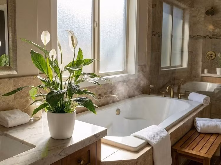 Cây lan ý dễ chăm sóc, phù hợp với không gian nhà vệ sinh vì không cần quá nhiều ánh sáng. Ảnh: Kiểng lá VN