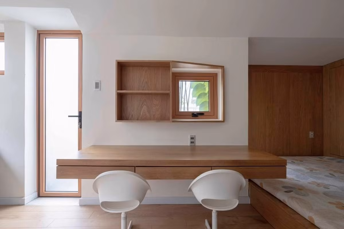 Mọi thứ vừa vặn, không dư, không thiếu, không gượng ép. Ảnh: Nguyễn Nhật Anh Chương >>> Mời độc giả xem video: Nhà 25m2 - cơ hội cho nhiều người. Nguồn: VTV24