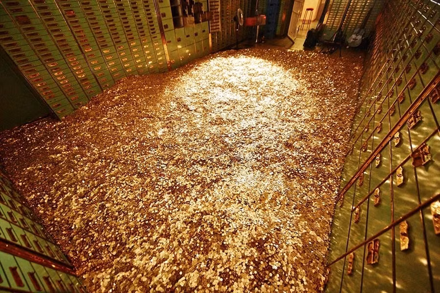 Theo thông tin trên website của New York Fed, kho vàng cung cấp cho những người nắm giữ tài khoản một địa điểm an toàn để lưu trữ dự trữ vàng. Ảnh: High