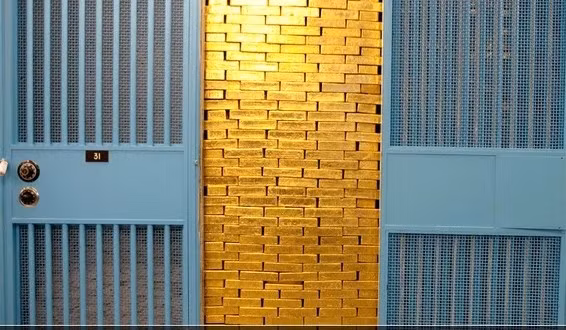 Kho vàng do Ngân hàng Dự trữ Liên bang New York (Federal Reserve Bank of New York - New York Fed) quản lý. Ảnh: Atlasobscura