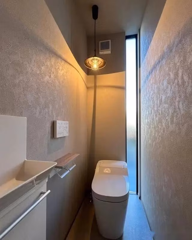 Phòng tắm gọn và khoa học. Ảnh: 6parkbbs