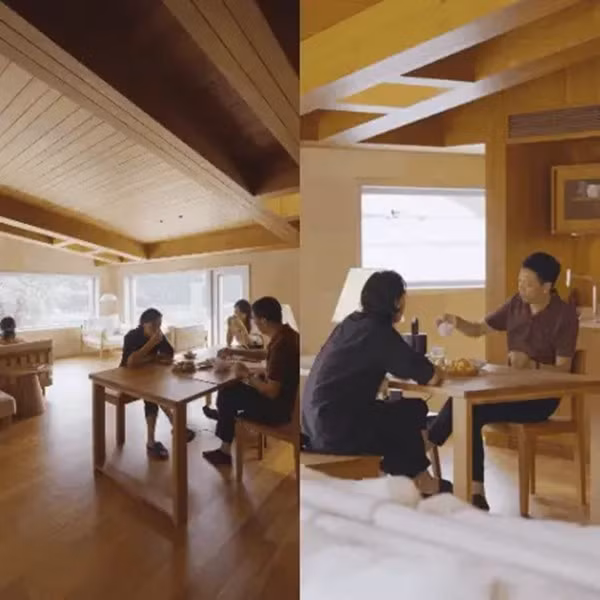 Ngoài ra, nhà còn có thêm 6 phòng ngủ ở tầng 2 và 3 cho gia đình của các anh chị em. Ảnh: Sohu