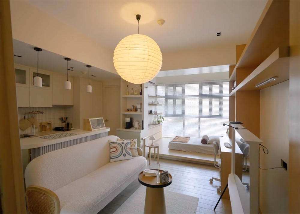 Theo đó, ngoại trừ phòng tắm và khu giặt, toàn bộ không gian sinh hoạt đều thiết kế mở hoàn toàn. Ảnh: Stackedhomes