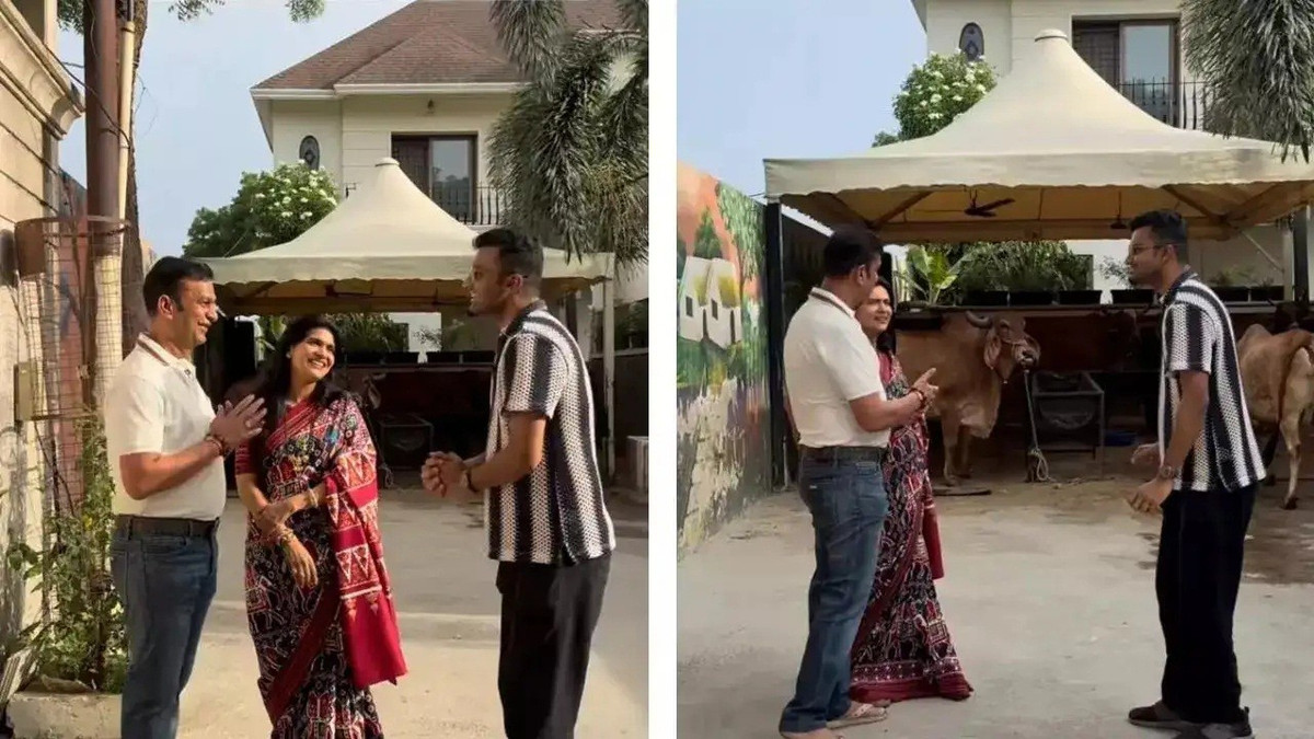 Bên cạnh nội thất, biệt thự còn sở hữu một gara chứa xe sang hiếm có, nổi bật là chiếc Mercedes đời 1936. Ảnh: Times of India