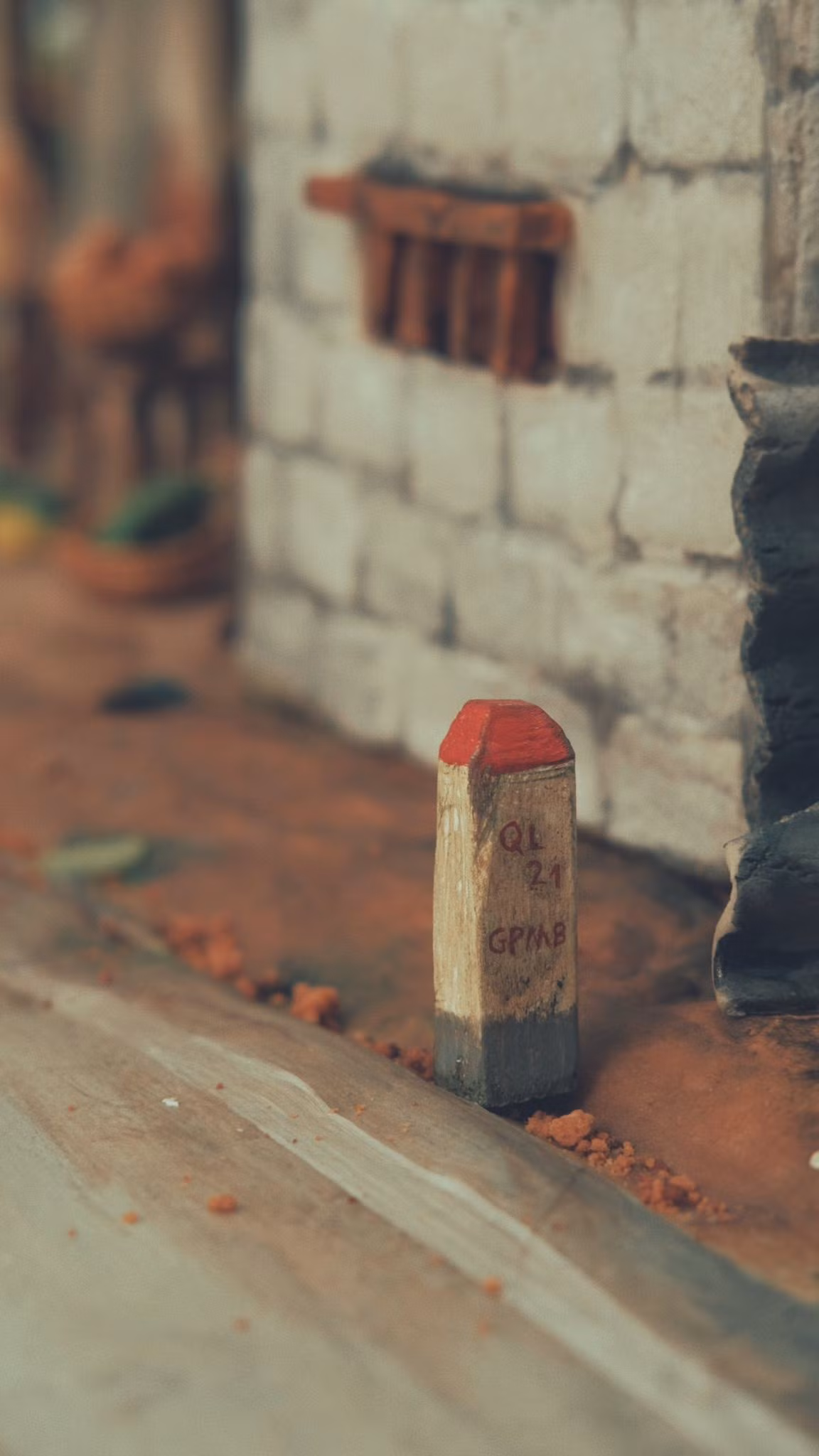 Mốc lộ giới có vị đậu xanh. Ảnh: FB Thùy Dương