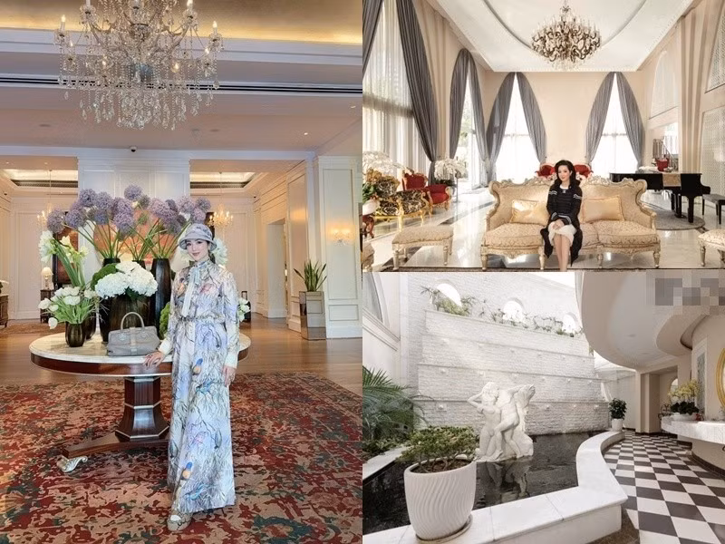 Biệt thự của Giáng My có diện tích sử dụng lên đến hơn 1000m2. Ảnh: FB Giáng My