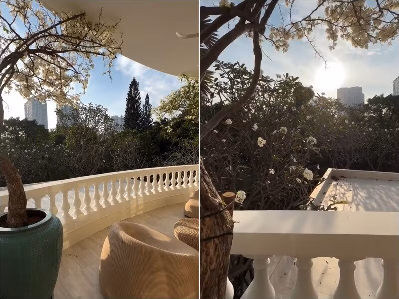 Biệt thự nằm trên khuôn viên rộng tới 2.000 m2, một con số thực sự ấn tượng giữa lòng phố thị sầm uất. Ảnh: FBNV