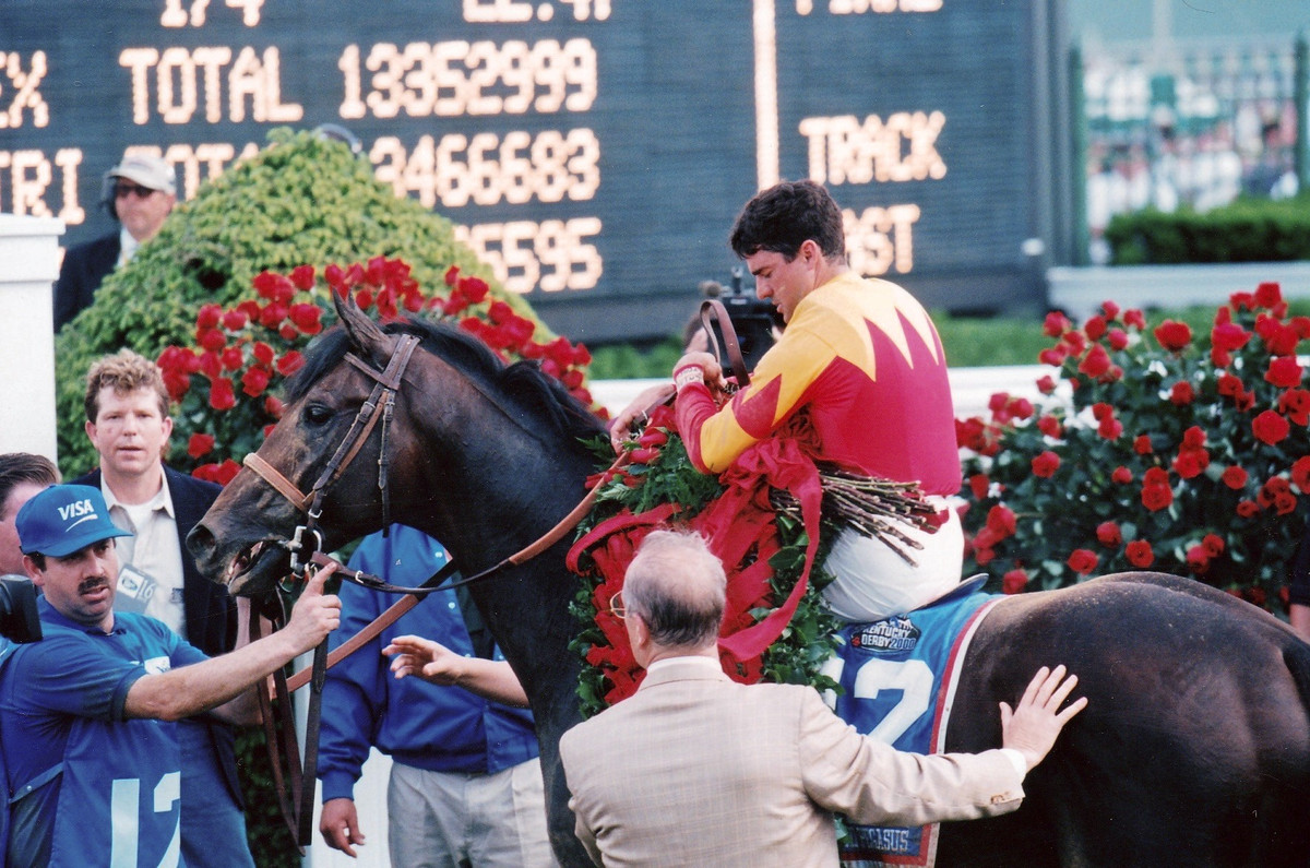 Ngoài chiến thắng ở cuộc đua thường niên Kentucky Derby năm 2000, chú ngựa này đã đánh bại mọi đối thủ trong 75 cuộc đua khác, đồng thời giành khoản tiền thưởng lên đến hàng triệu USD. Ảnh: Stone Farm