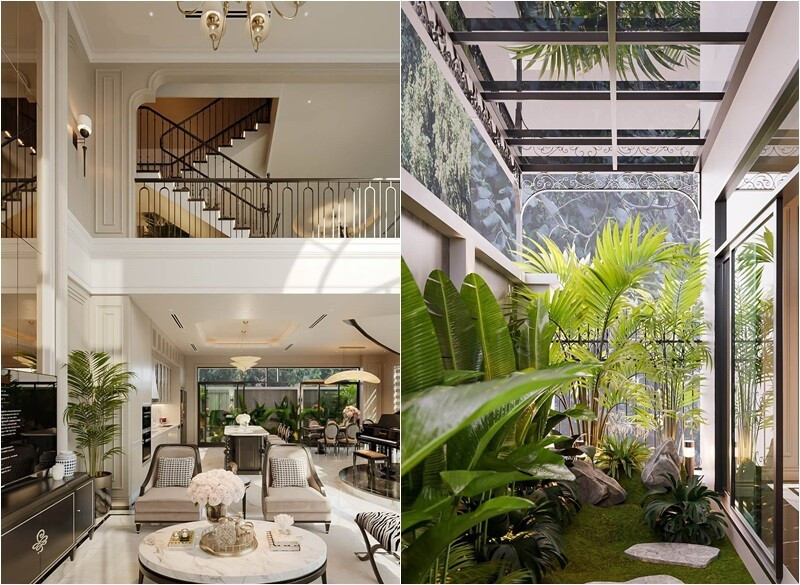 Nhiều người ví biệt thự của vợ chồng Mạnh Trường như khách sạn 5 sao với đầy đủ tiện ích, ngập tràn ánh sáng...Ảnh: FBNV