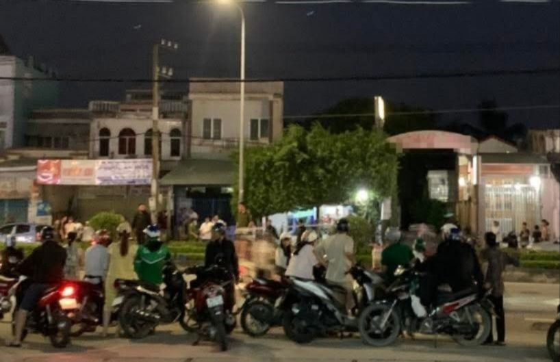 Hiện trường khu vực nữ chủ quán cà phê bị sát hại. Ảnh: CTV