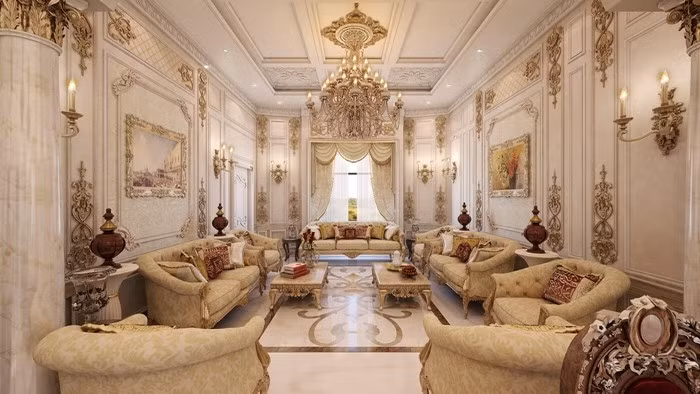 Trước đây, các chi tiết chạm khắc tinh xảo, hoa văn dày đặc trên tủ, bàn, ghế từng được xem là biểu tượng của sự sang trọng. Ảnh: Internet