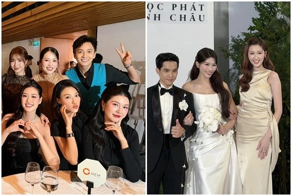 Sao Việt quy tụ trong đám cưới của Á hậu Quỳnh Châu - chồng doanh nhân