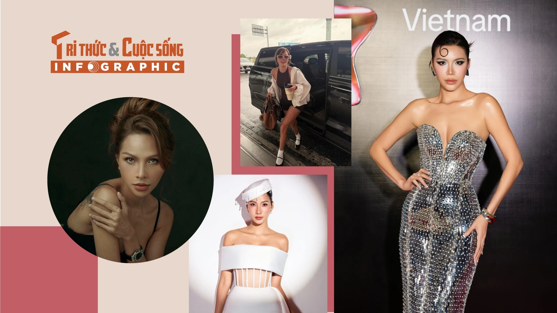 [INFOGRAPHIC] Những mỹ nhân Việt sở hữu làn da nâu