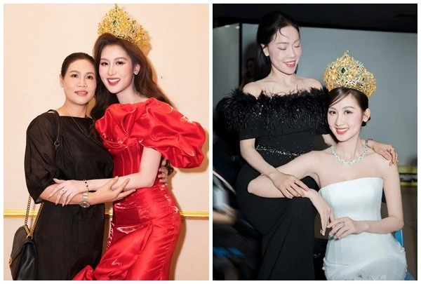 Quế Anh cảm ơn mẹ ruột, 'bà trùm hoa hậu' Kim Dung ngày 20/10