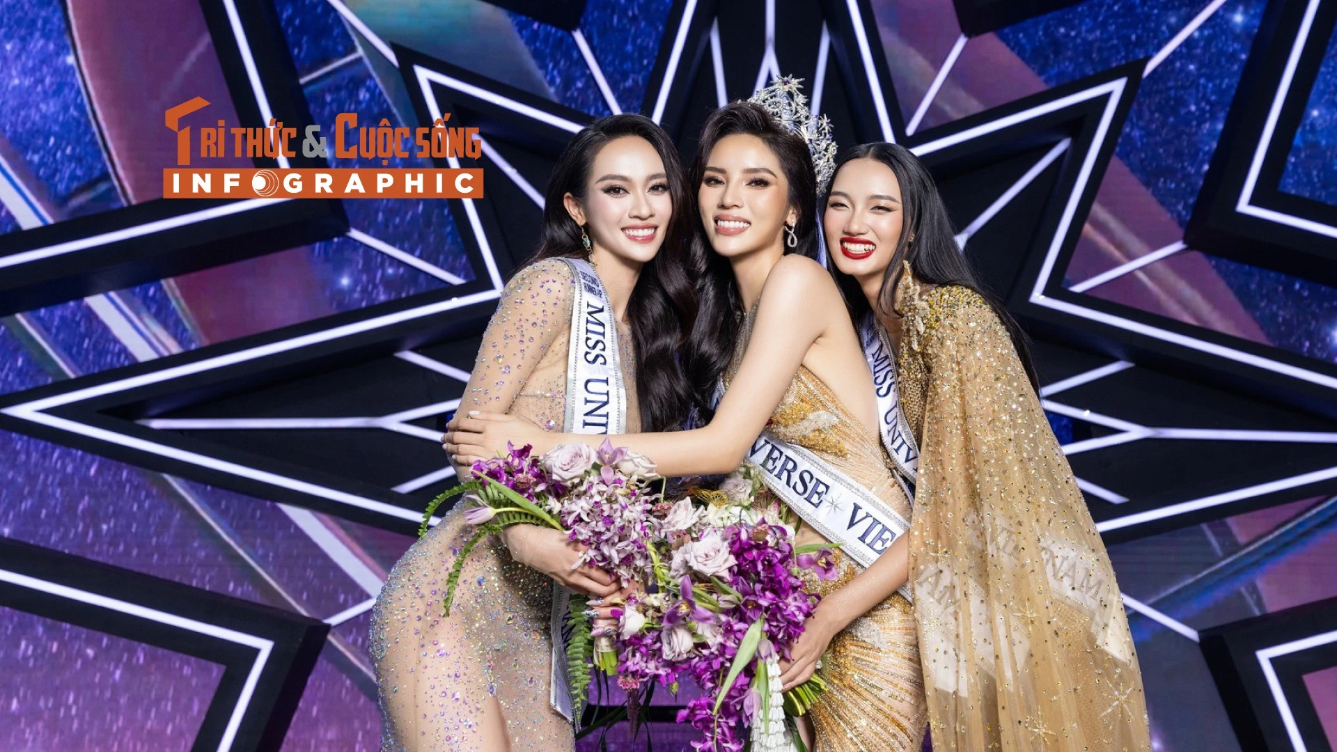 [INFOGRAPHIC] Top 3 Miss Universe Vietnam 2024 giờ ra sao?