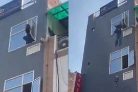 Cô gái nhảy từ tầng 4 sau khi mâu thuẫn với bạn trai
