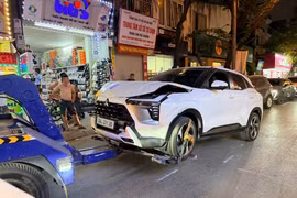 Kết quả kiểm tra nồng độ cồn của nữ tài xế đâm xe liên hoàn ở Hà Nội