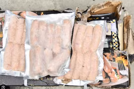 Bắt giữ hơn 5 tấn lạp xưởng '3 không' trên đường về Hà Nội