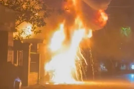 Hiện trường vụ cháy cửa hàng quần áo ở Nghệ An, chủ tiệm trẻ tuổi tử vong 