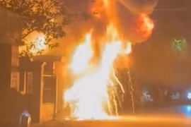 Hiện trường vụ cháy cửa hàng quần áo ở Nghệ An, chủ tiệm trẻ tuổi tử vong 