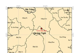 Quảng Ngãi ghi nhận 5 trận động đất trong đêm, mạnh nhất 3,4 độ