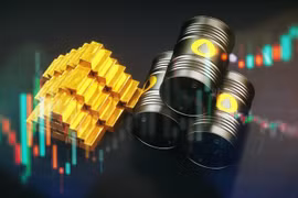 Dầu thô và vàng biến động