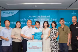 PVFCCo - Phú Mỹ quyên góp ủng hộ đồng bào bị thiệt hại do bão lũ