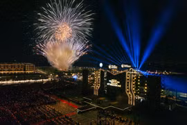 Mãn nhãn màn trình diễn drone lớn nhất từ trước tới nay tại Tây Ninh