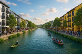 Đà Nẵng cùng Sun Group khởi động khu thương mại đầu tiên tại chân núi Bà Nà