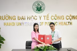 Trường ĐH Y tế Công cộng và Quỹ VinFuture công bố hợp tác