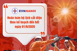 EVNHANOI tạm dừng toàn bộ các lịch cắt điện
