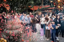 Qua những hình ảnh được ghi nhận, có thể thấy không khí dâng hương năm nay diễn ra trong trật tự, văn minh. Lực lượng chức năng và Ban quản lý khu di tích bố trí phân luồng, hướng dẫn người dân di chuyển thuận lợi, bảo đảm an toàn. Dòng người tuy đông nhưng không chen lấn, xô đẩy; ai cũng giữ ý thức chung, thể hiện nét đẹp văn hóa khi về với cội nguồn.