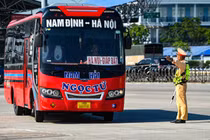 Bắt đầu thực hiện kế hoạch kiểm tra xe khách trên các tuyến cao tốc