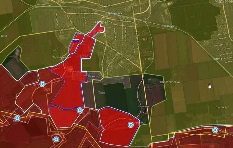 Nga vượt qua tuyến phòng thủ Donbass mới, tiến vào trung tâm Pokrovsk