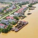 Lũ sông Cầu dâng cao, hàng trăm hộ dân ở Bắc Giang chìm trong biển nước