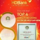 HDBank giữ vị trí thứ 3 Top ngân hàng niêm yết uy tín và hiệu quả nhất Việt Nam