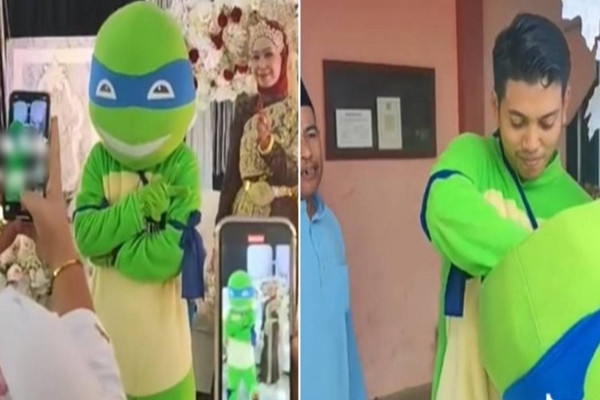 Hóa ninja rùa ở đám cưới bạn gái cũ lý do bất ngờ | Báo Tri thức và ...