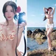 "Hot girl Tây Bắc" diện bikini, khoe đôi chân dài miên man
