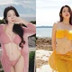 Thời trang đi biển nóng bỏng của người mẫu xe hơi Thái Lan
