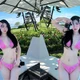 Em gái Văn Toàn diện bikini khoe làn da trắng như bông bưởi