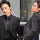 Angela Phương Trinh giao diện soái ca với vest đen lịch lãm
