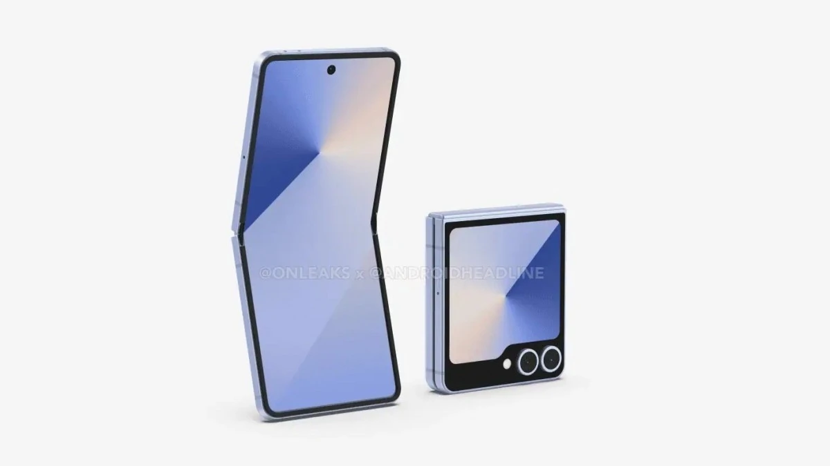 Thiết kế Galaxy Z Flip7 lộ diện rõ nét trong loạt ảnh render