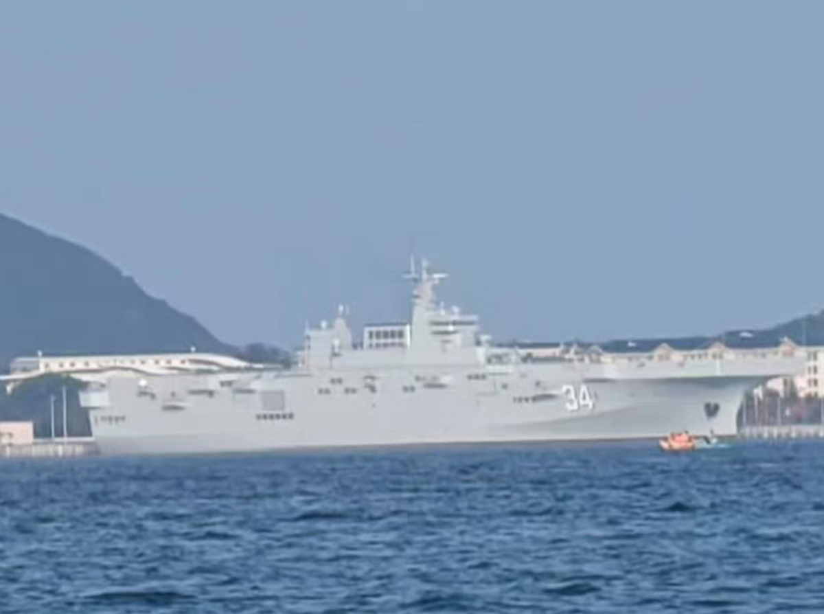 Động thái này được ghi nhận vào đầu tháng 5 năm 2025, báo hiệu rằng tàu Hồ Bắc sắp đi vào hoạt động trong Hải quân Quân đội Giải phóng Nhân dân Trung Quốc, cũng như là minh chứng cho thấy, Trung Quốc tiếp tục thể hiện sức mạnh hải quân trên khắp Ấn Độ Dương - Thái Bình Dương. Ảnh: @gaofrank75.