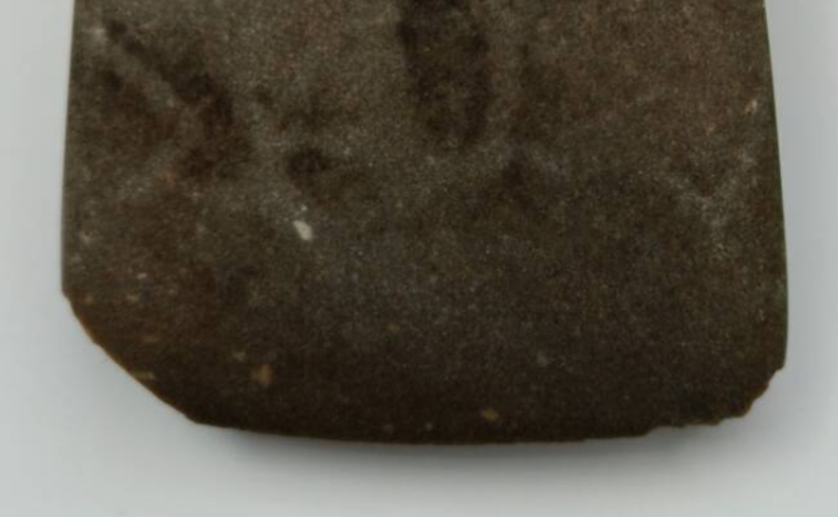 Tuy nhiên, nhìn từ bên cạnh, nó trông như hình chữ nhật hơn - nói cách khác, đây không phải là hình dạng tự nhiên của một hòn đá. Ảnh: @Cơ quan Bảo tồn Di tích tỉnh Lublin.