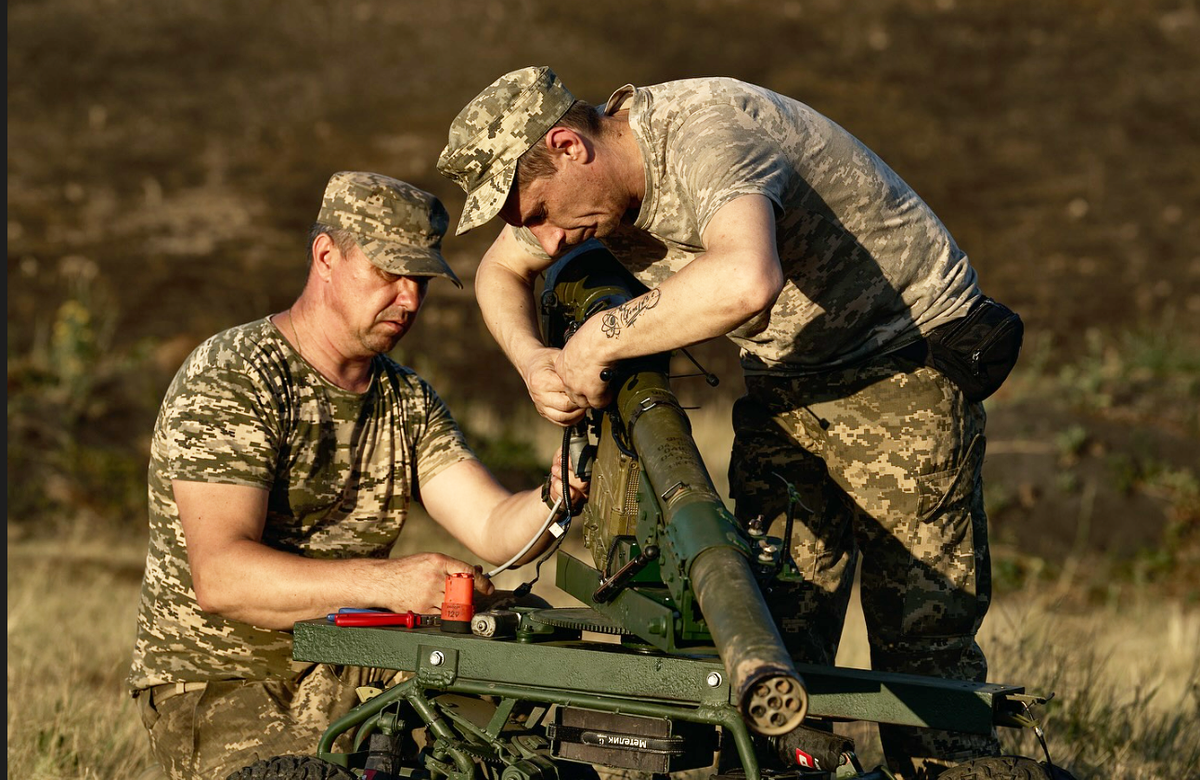 Hệ thống này được đội ngũ kỹ sư của lữ đoàn phát triển độc lập và đã được ghi nhận là thành công trong chiến đấu. Ảnh: @Lữ đoàn cơ giới số 28 của Ukraine.