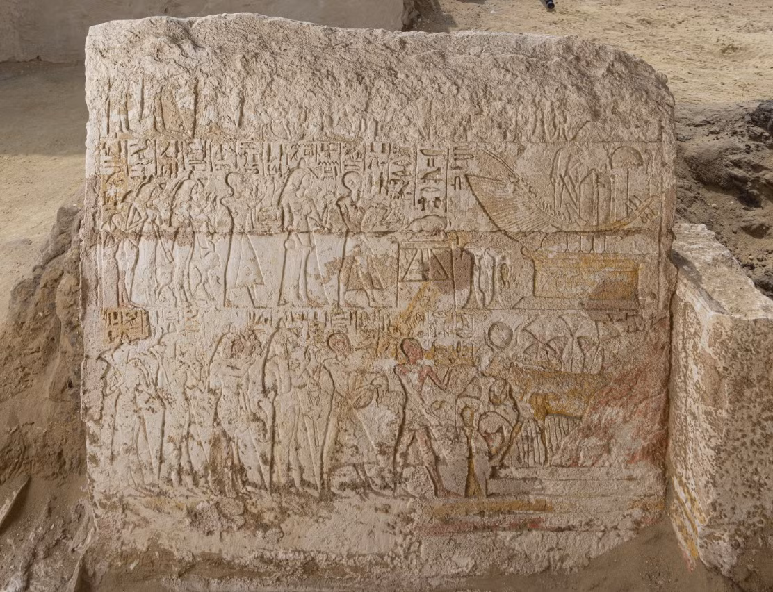 Ngôi mộ được bảo tồn tốt, các bức tường nhà nguyện được trang trí tỉ mỉ, có chất lượng cao và tuyệt đẹp. Ảnh: @Hội Đồng Cổ Vật Tối Cao Ai Cập.