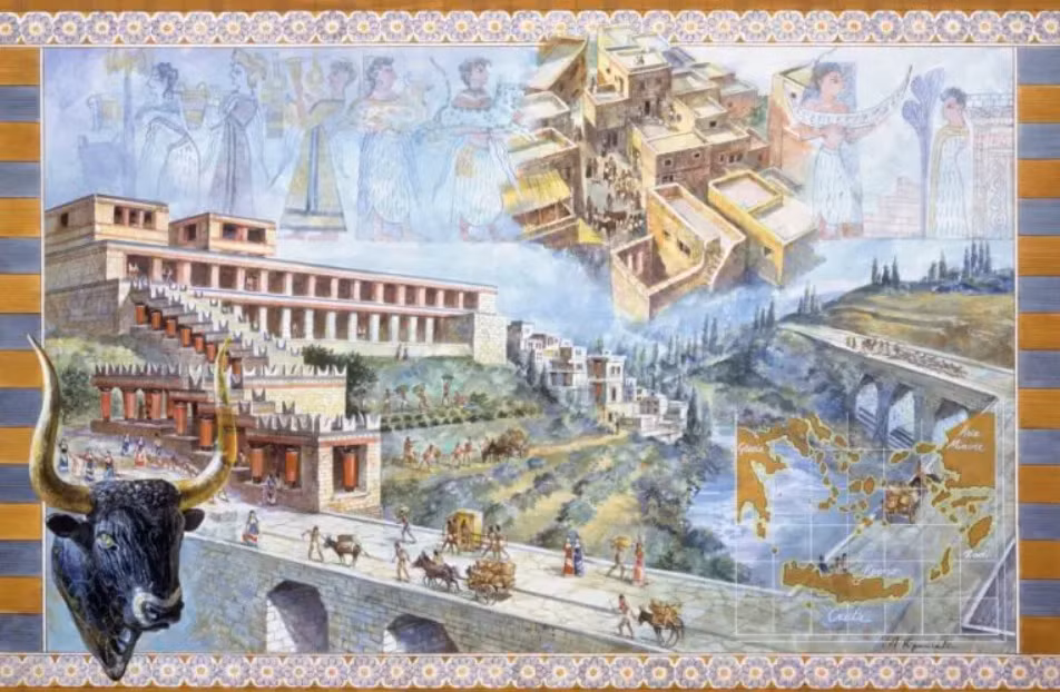 Minoan là một nền văn hóa Thời Kỳ Đồ Đồng tập trung trên đảo Crete. Ảnh: @Bộ Văn hóa Hy Lạp.