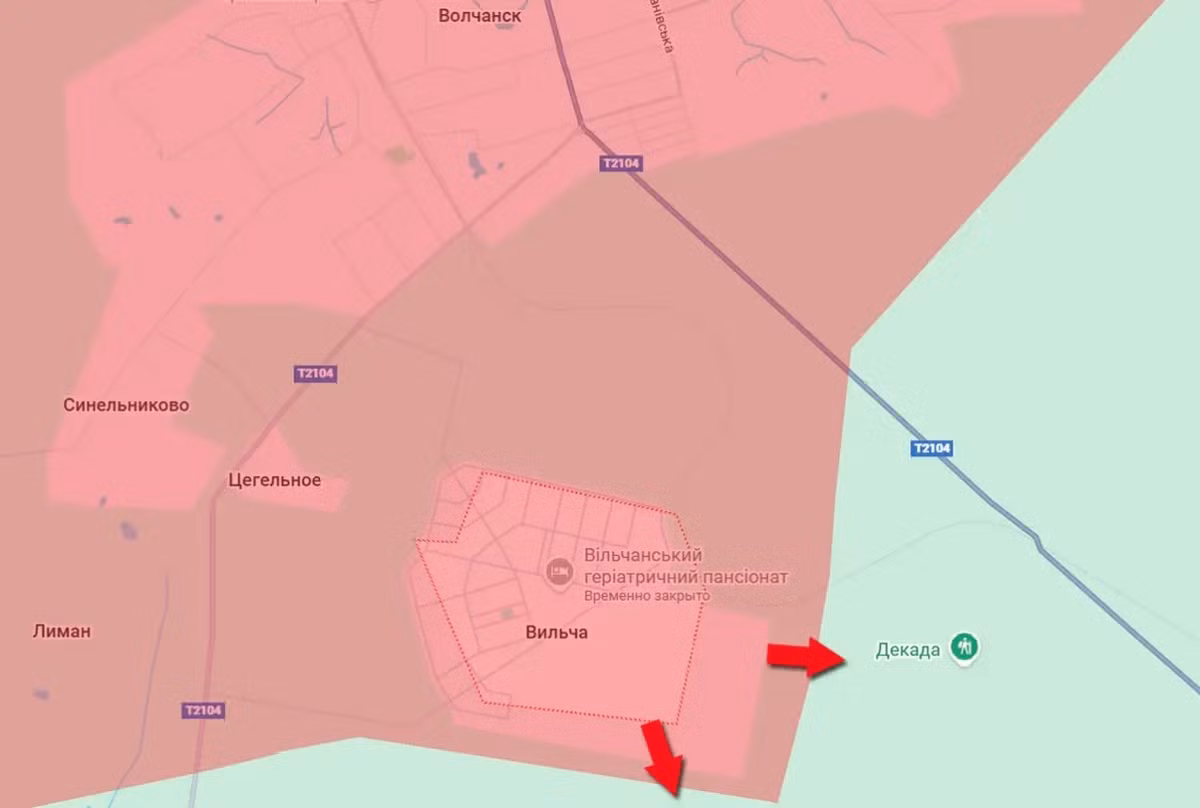 Theo các nguồn tin từ tiền tuyến, mũi tiến công chủ lực của Nga vẫn tập trung theo hướng Volchansk. Trong khuôn khổ chiến dịch này, các đơn vị Nga đã giành quyền kiểm soát làng Vilcha - điểm dân cư nằm ở phía nam Volchansk, giữ vị trí then chốt trong hệ thống phòng thủ khu vực của Ukraine.