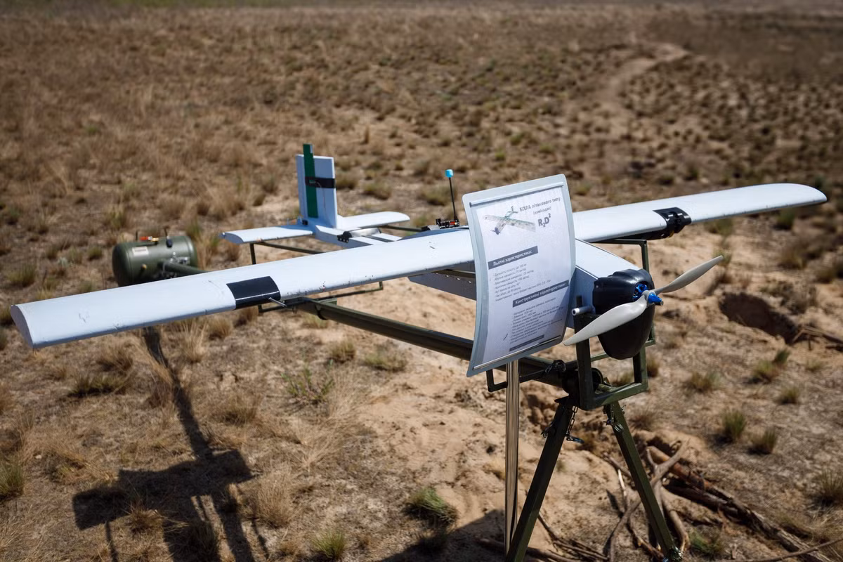 Thông tin chi tiết về công nghệ chống gây nhiễu tác chiến điện tử chủ chốt được sử dụng trên máy bay không người lái này vẫn còn rất hạn chế. Ảnh: @Brave1.